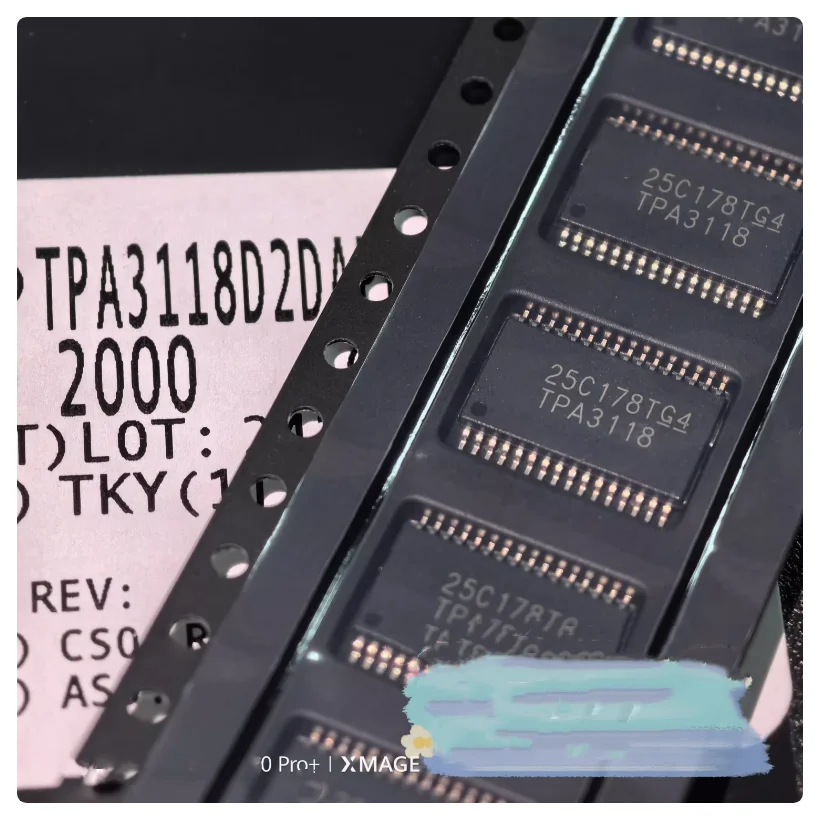 DIXSG TPA3118D2DAPR TPA3130 TPA3116 TPA3116D TPA3116D HTSSOP32 class D audio amplifier IC chip HTSSOP-32 TPA3118 tpa3116