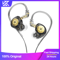 KZ edx pro professional dynamic HiFi headphones with microphone wire-controlled mobile phone computer games in-ear sports music