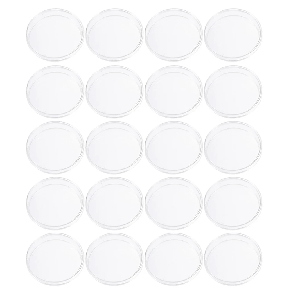

30pcs Petri Dish Culture Dishes 90mm Size Transparent Plastic Laboratory Experiment Biology Study Reusable Eco Friendly