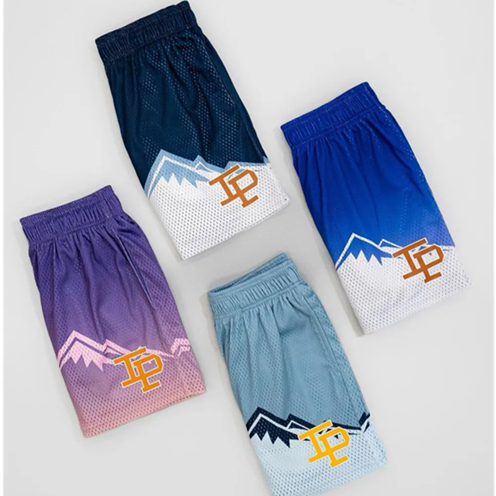 IP Shorts Summer gym Quick drying pants Men snow mountain Running Sports Women Basketball Fitness Pants Mesh Breathable Shorts