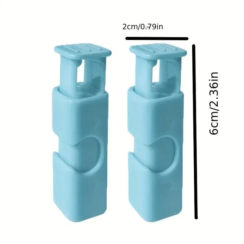 10 قطعة قابلة لإعادة الاستخدام الغذاء ختم مقاطع البلاستيك وجبة خفيفة مقاطع حقيبة الرطوبة برهان الطازجة حفظ مقاطع جيب ختم المشبك أداة خارجية