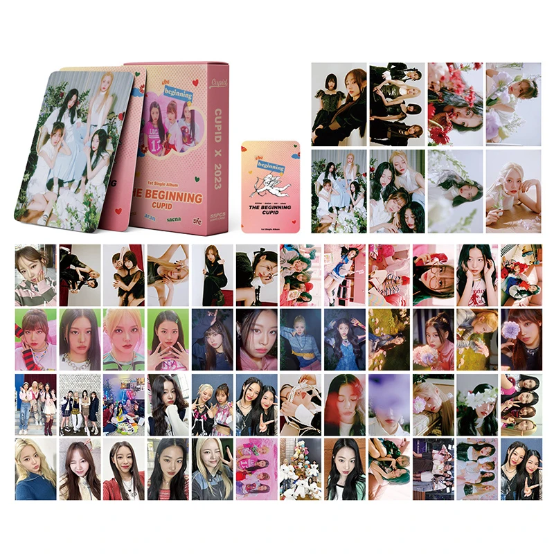 55pcs/set Kpop FIFTY FIFTY THE BEGINNING Lomo Cards Photo Cards Album Photocard High quality Photo album CardsPhoto Fans Gift