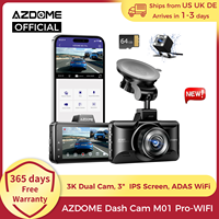 Upgrade AZDOME Dash Cam M01 Pro 3K Front and Rear 3\
