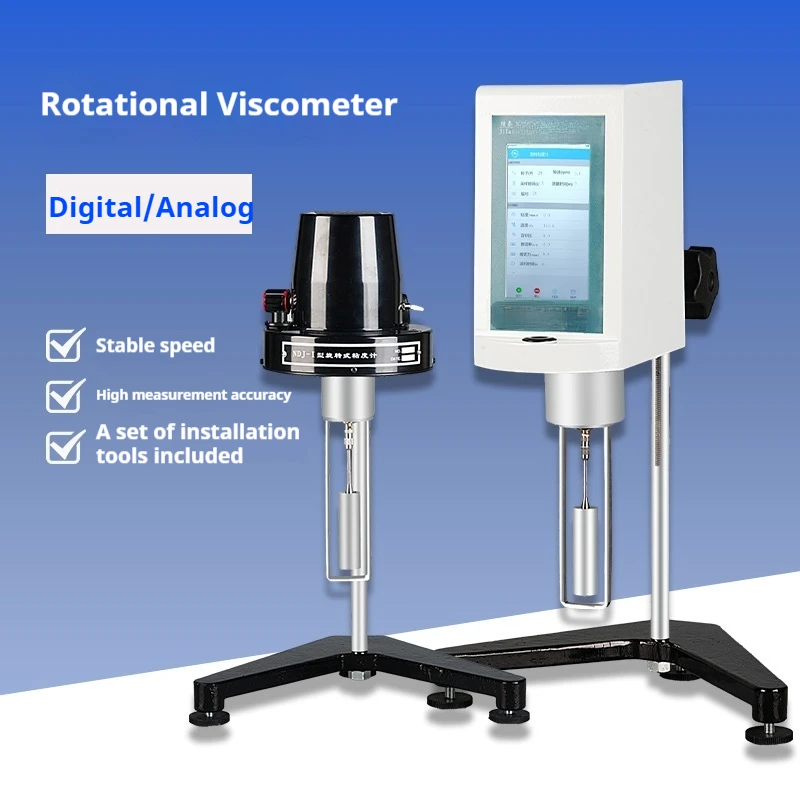 NDJ-5TE Touch Screen Continuously Variable Speed Digital Display Rotating Viscometer Tester