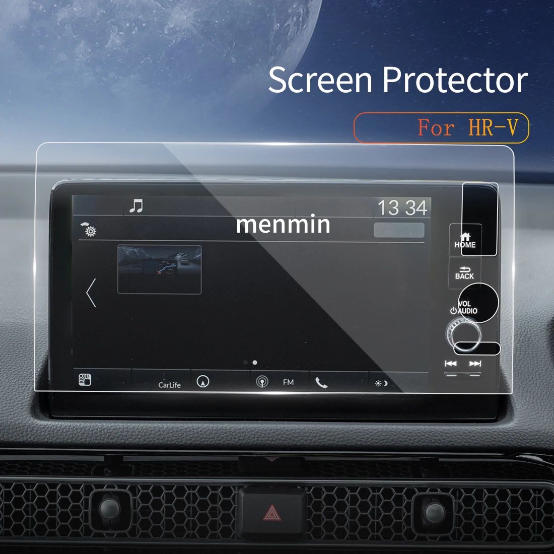 

Защитная пленка из закаленного стекла навигация Carplay видео Защита экрана для HONDA HR-V R 2023 Автомобильный интерьер аксессуар