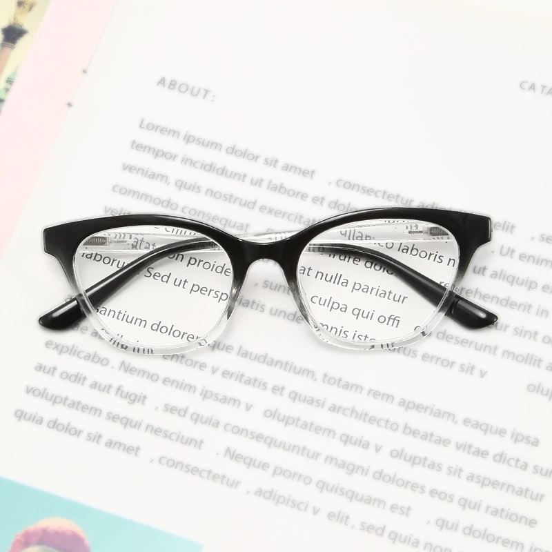 3 قطع من نظارات القراءة الكلاسيكية تحجب الضوء الأزرق لقارئ الموضة بمفصلات زنبركية مع نظارات مطبوعة بنمط