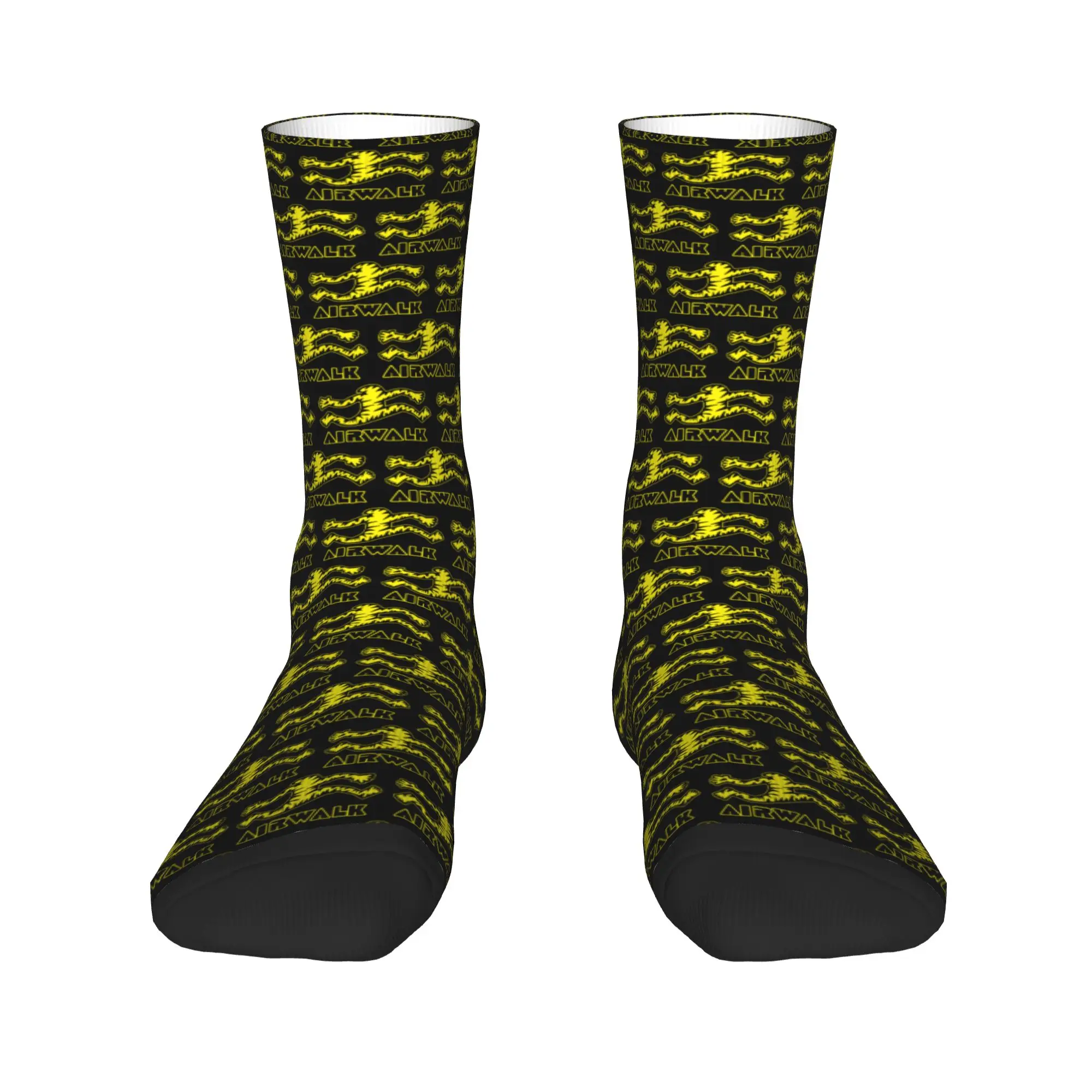 

Funny Men's Running Man Airwalks Shoes Skateboard Dress Socks Unisex Warm Comfortable 3D Printing Crew Socks