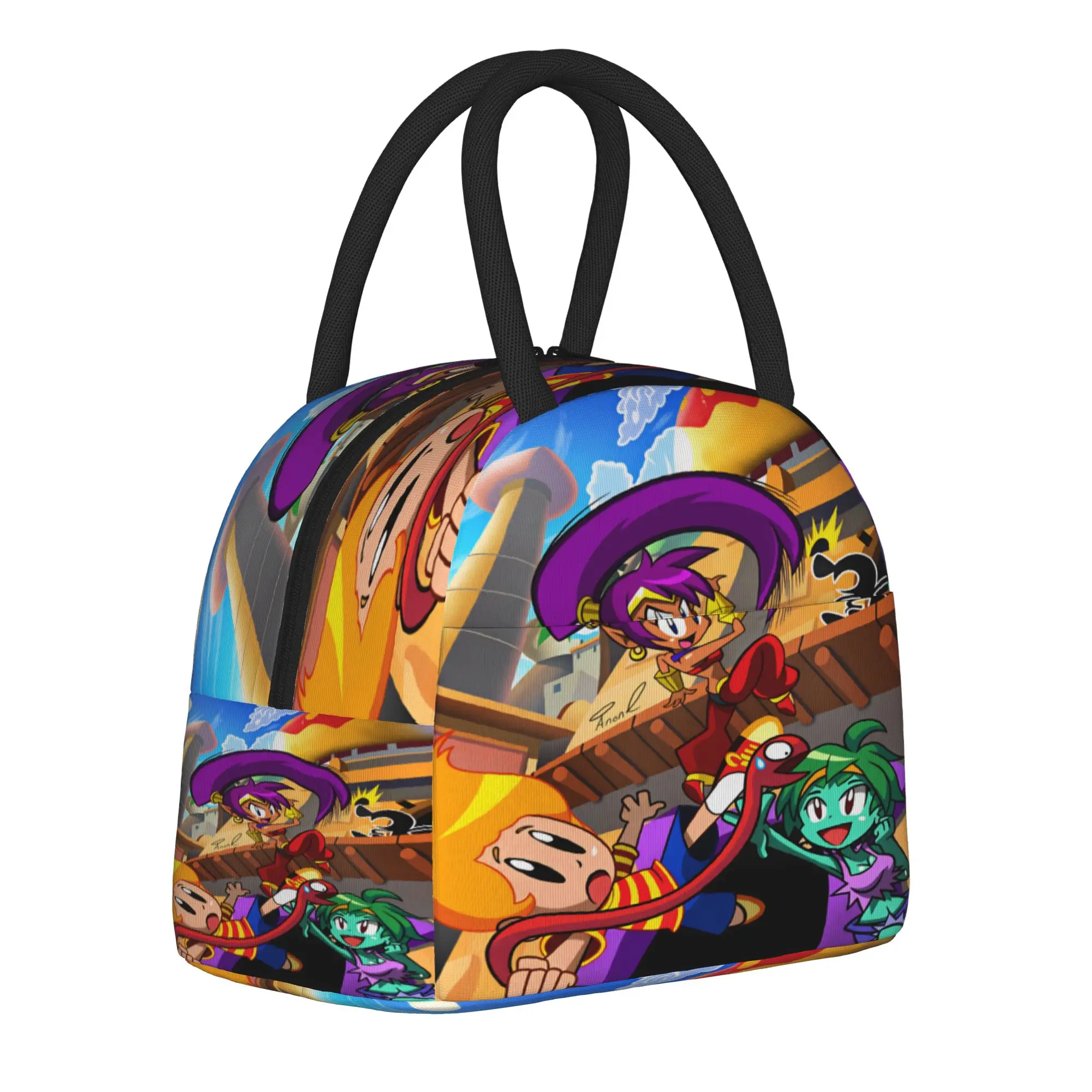Shantae Half Genie Lunch Bag  School Lunch Box For Girls Fashion Custom Tote Food Bags Oxford Portable Cooler Bag