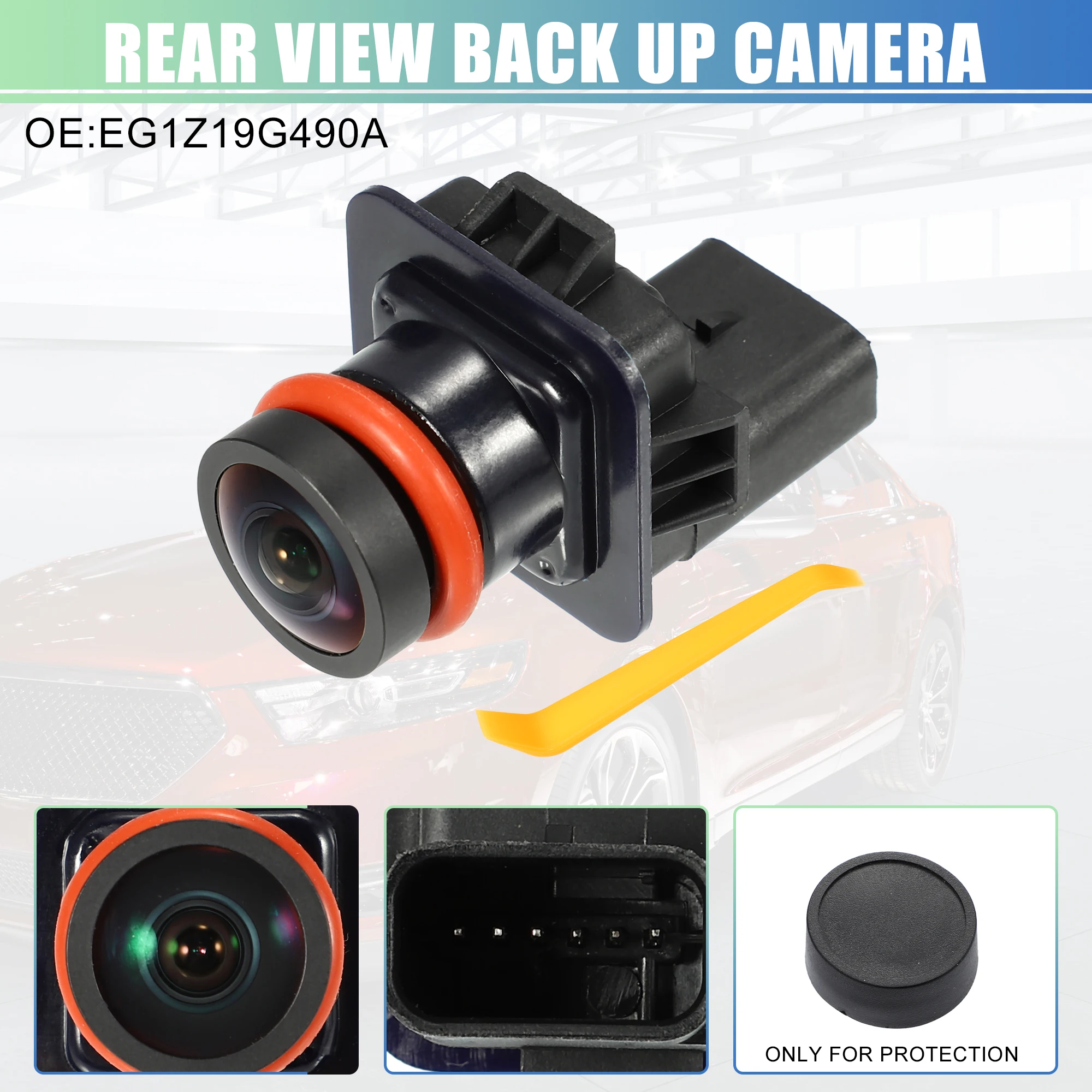 

UXCELL EG1Z19G490A Car Rear View Backup Camera with Pry Bar for Ford Taurus 2013-2019
