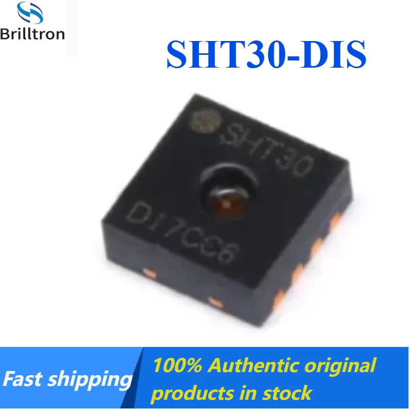 10-30PCS SHT30-DIS DFN8 Digital Temperature and Humidity Sensor  Brand New Original in Stock , Fast Shipping.
