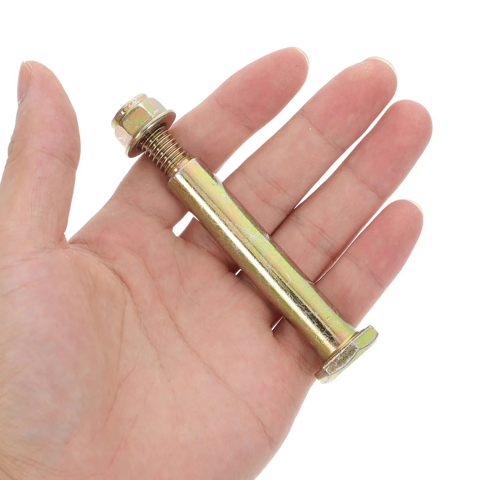 

1Set Lawn Mower Wheel Bolt and Nut Set Rear Wheel Screw for Lawnmower Deck Axle Steel Universal Replacement Fastener Lawn Mower