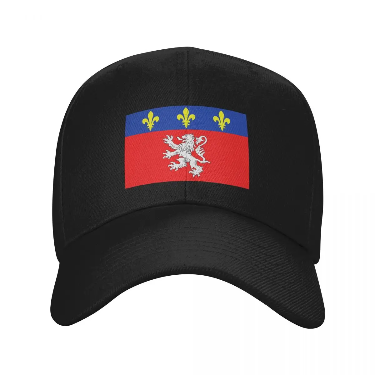 Lyon France flag Baseball Cap fishing hat derby hat Sun Cap Men's Baseball Women's