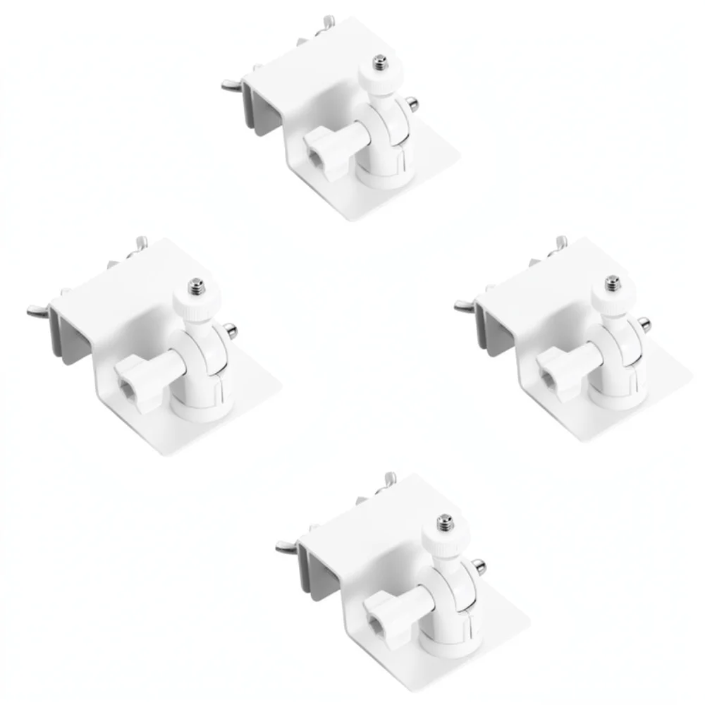 Adjustable Outdoor Surveillance Bracket For Security Camera Solar Panel Aluminum Alloy Gutter Fence Mount No Hole Stand