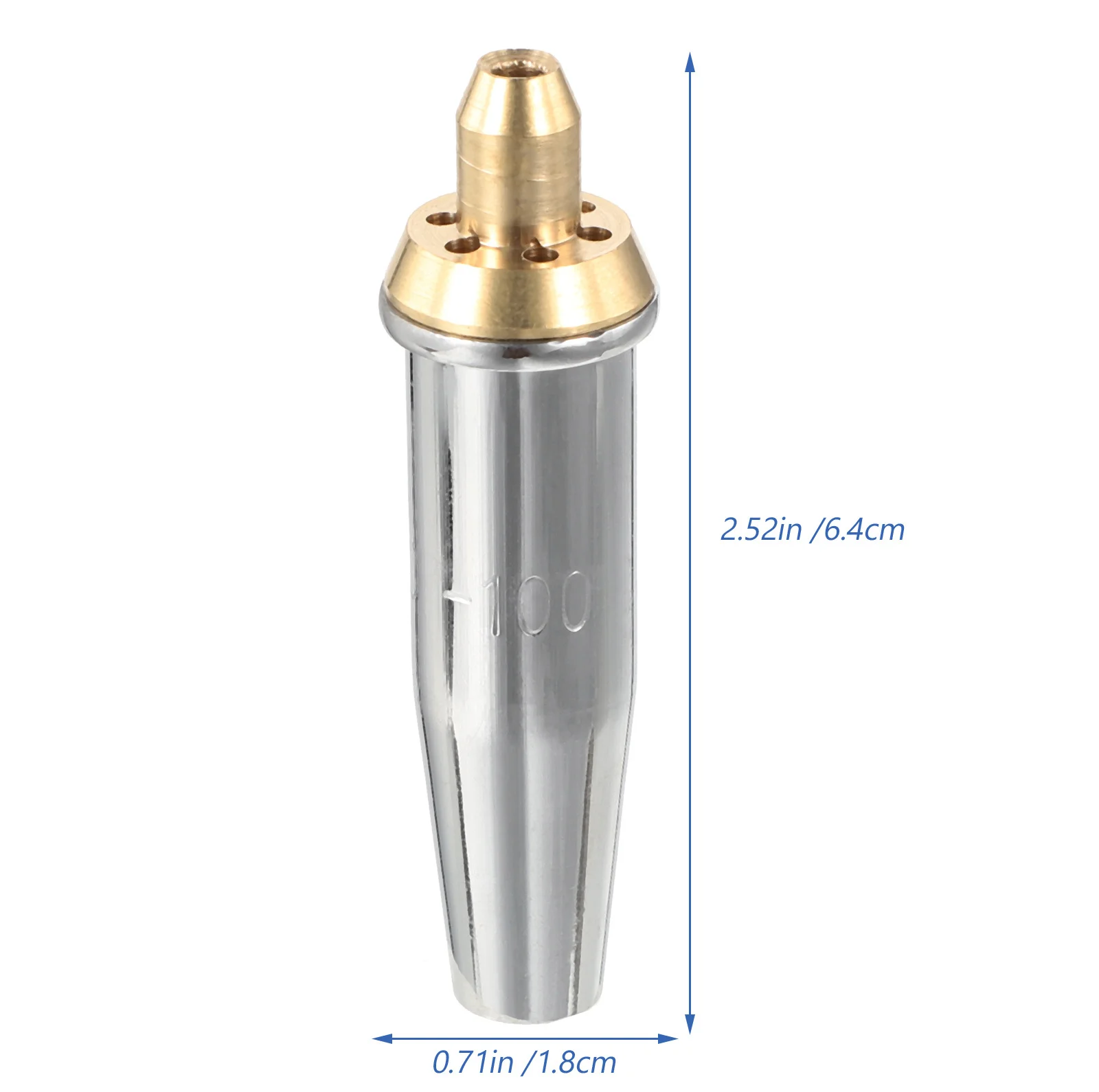 2 قطعة أطراف شعلة القطع الثقيلة النحاس البروبان الغاز الطبيعي استبدال ارتفاع درجة الحرارة مقاومة الموقد لمجموعة أدوات اللحام