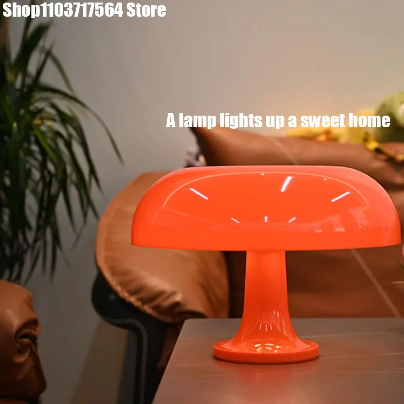 Cross-border explosive table lamp Italian Danish designer modern simple bedroom bedside lamp mushroom table lamp manufacturers