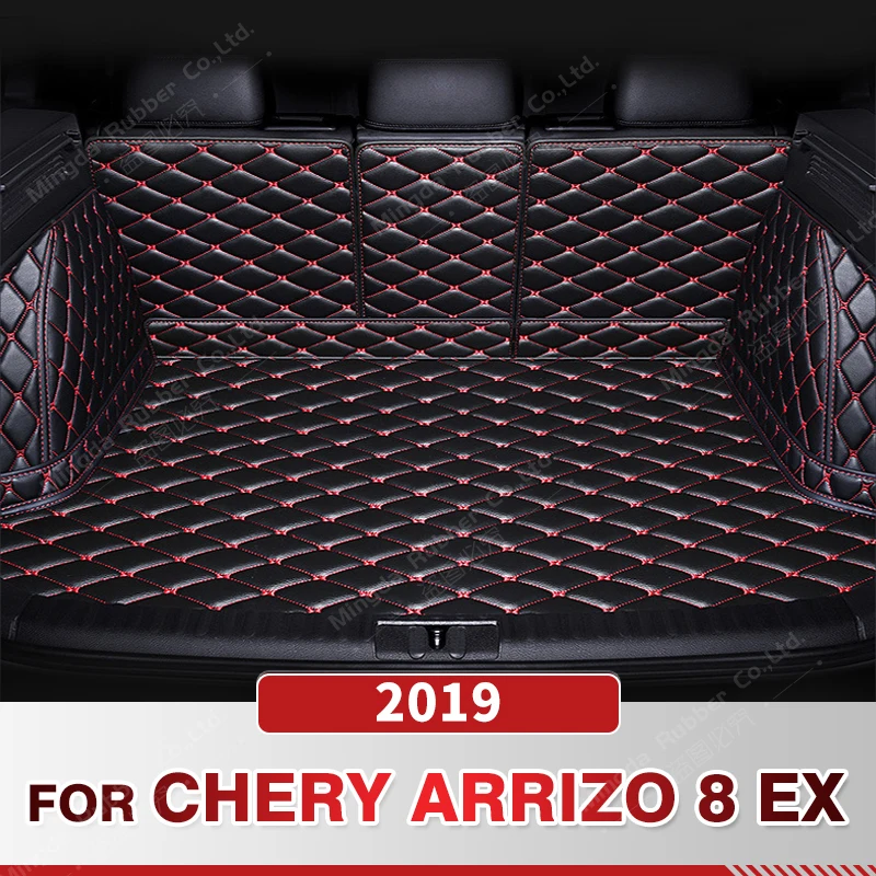 

Auto Full Coverage Trunk Mat For Chery Arrizo 8 EX 2019 Car Boot Cover Pad Cargo Liner Interior Protector Accessories