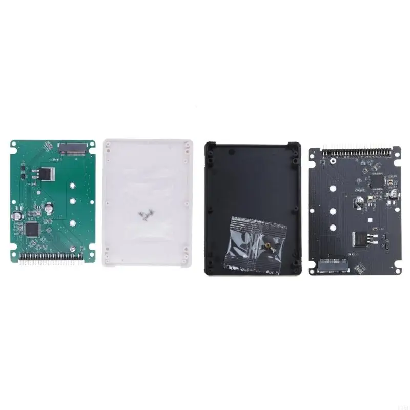 

U75B M.2 NGFF SSD до 2,5 IDE 44PIN ADAPTER с корпусом Black / White