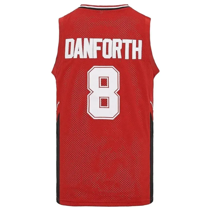 New 2025 Movie Wildcats High School # 8 Chad Danforth Basketball Jersey Sports Shirt Cosplay Mens Tops LOGO 002 Bear House Anime