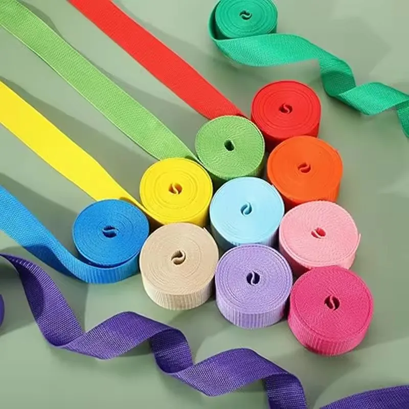 

1Roll (45Meters) Nylon Webbing 20/25/32/38/50mm 1.1mm Thick Polypropylene Ribbon Tapes Belt Sling Decoration Webbings Supplies