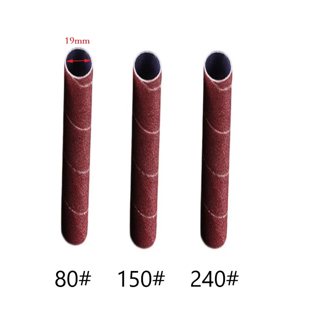 Manicotti per fusti abrasivi da 1 pz 4.5 ''strumenti per lucidatura a manicotto per tamburo di carta abrasiva grana 80/150/240 per metalli rettifica di giada di legno di plastica