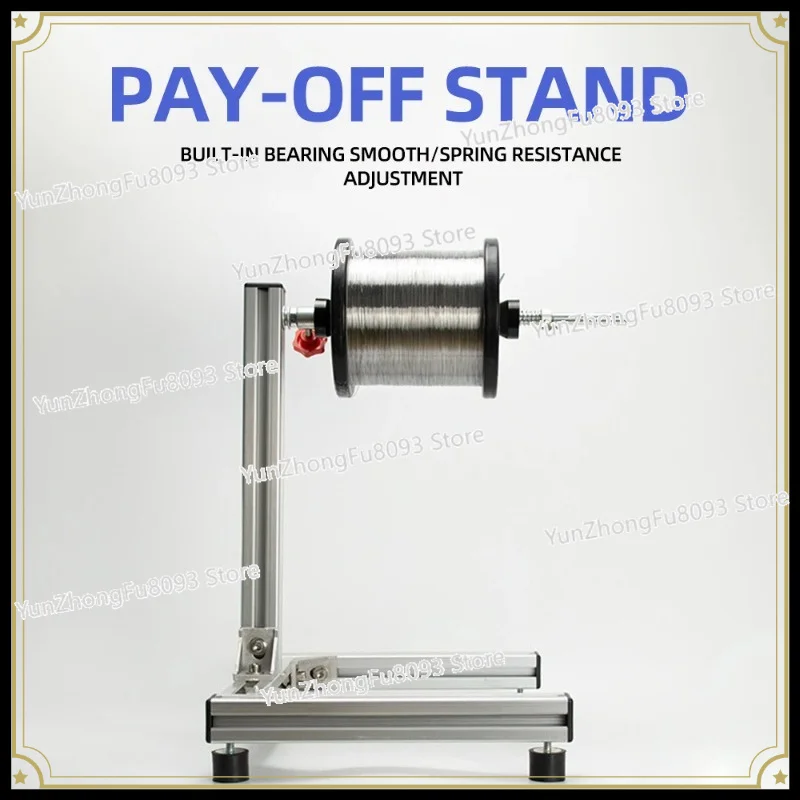 

Metal Damping Adjustment Winding Machine Wire Rack for Fishing Line Cotton Thread Enameled Wire Winder Reel Spooler