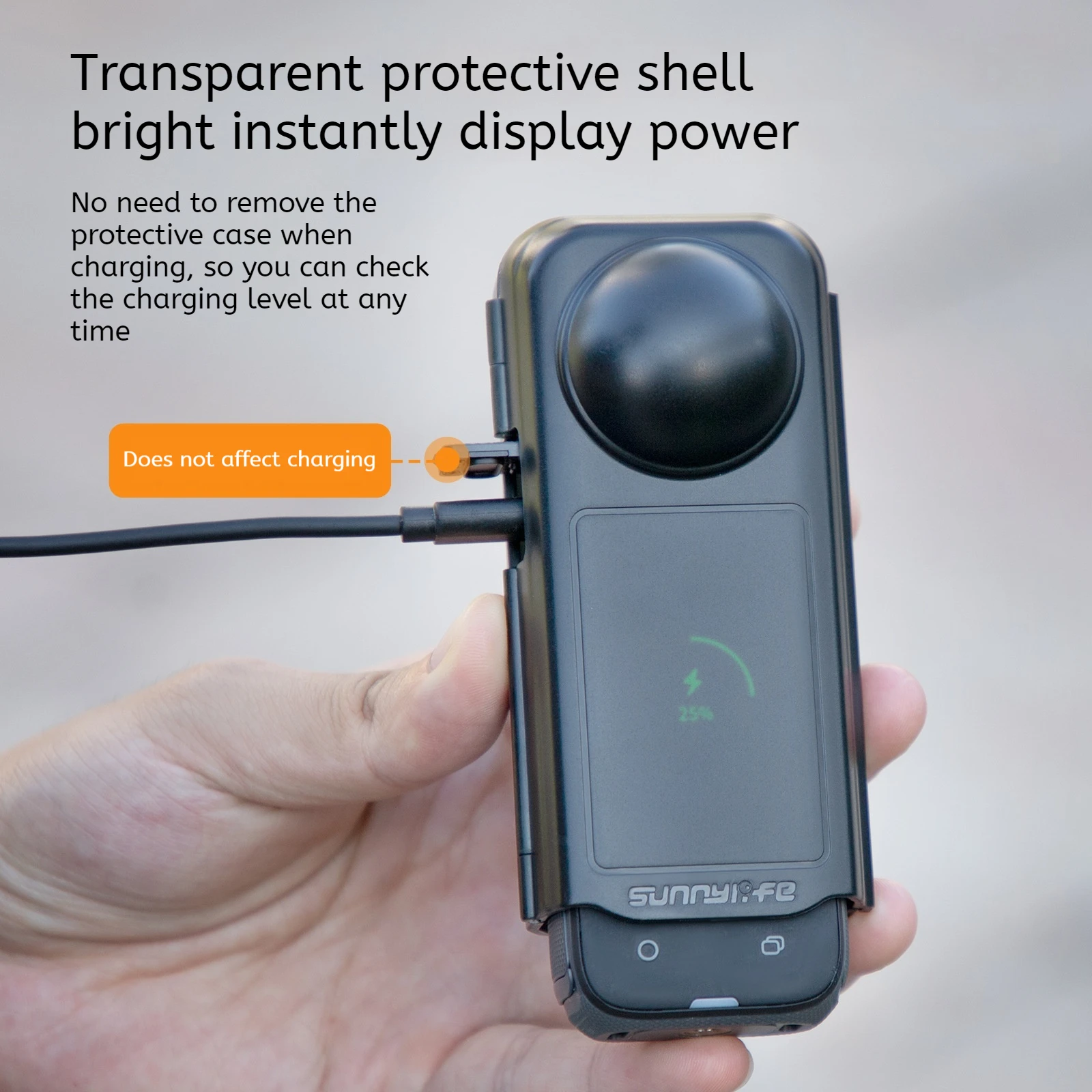 For Insta360 X4 Case, Cover, Lens Screen Case, Charging Display, Drop Proof, Dust Resistant Accessory For Insta360 X4 Cover