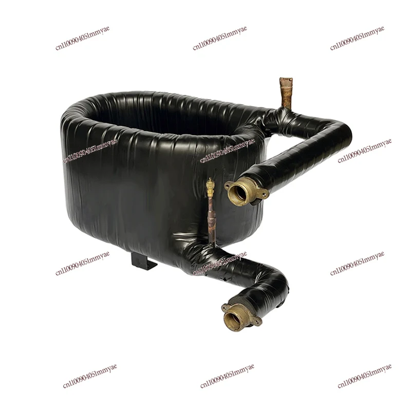 5P Air Energy Tube Heat Exchanger Coaxial Coil Heat Pump Heat Exchanger Air Conditioner Evaporator Condenser Maintenance