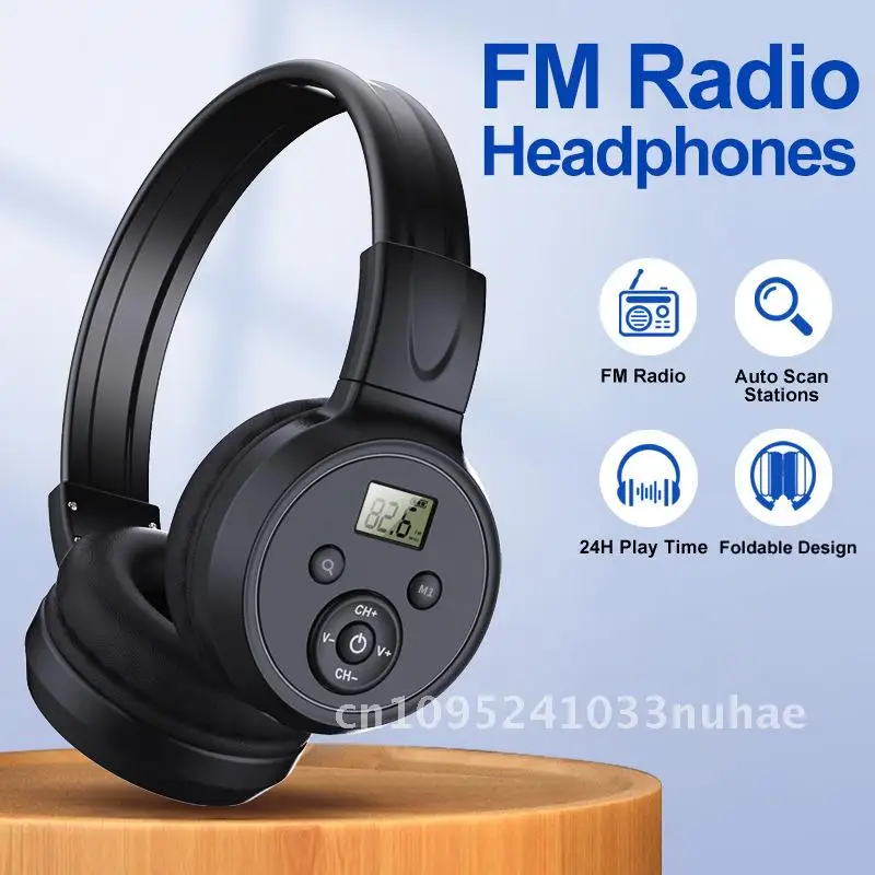 

New Headset Radio Headset FM Charging with Storage Desk