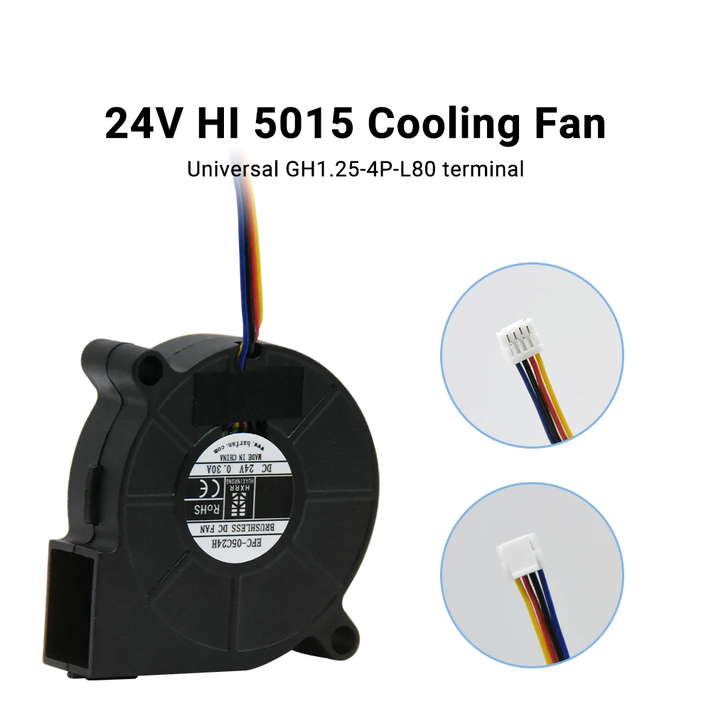 

Hi 5015 24V 10000 RPM Cooling Fan for Hi 3D Printer L80 Mini Part Cooling Fan High Speed Quiet Blower Fan 3D Printer Accessories