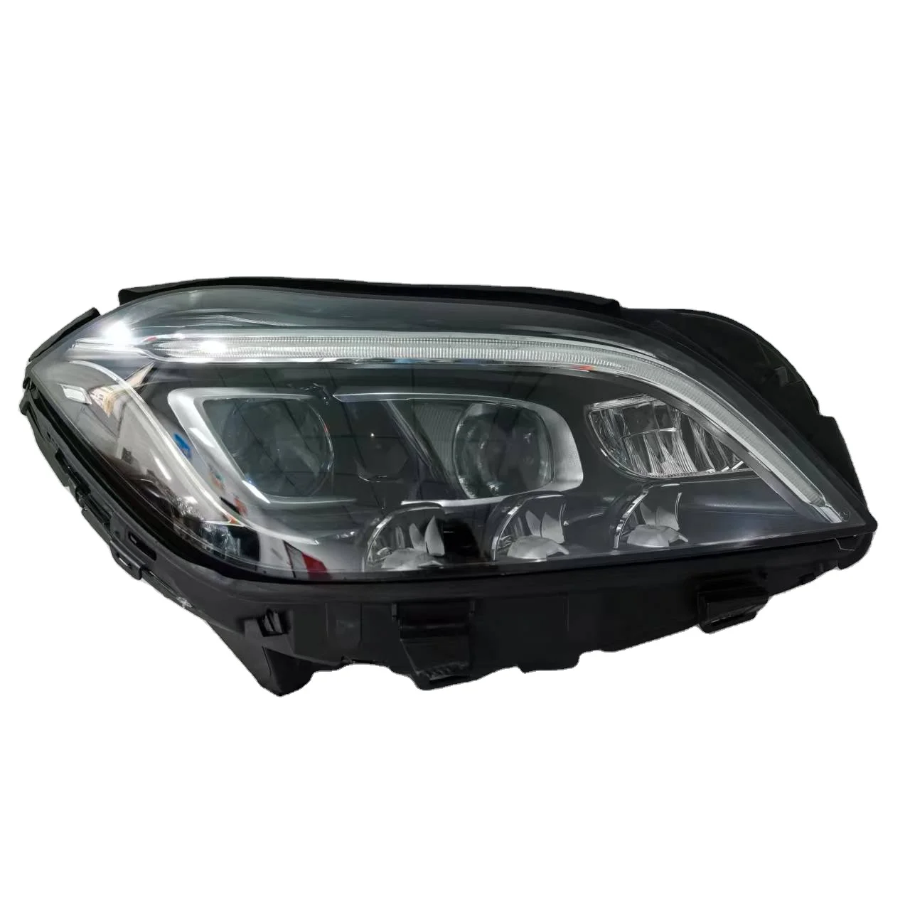For High Quality 12V 6000K LED Headlight for 18-20 for Mercedes Benz CLS Class W218 Yellow White with 8000K Color Temperature