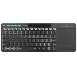 Rii K18S Wireless Backlit Russian Mini Bluetooth Keyboard  with Multi-Touch For Smart TV Android TV Box,IPTV HTPC,PC