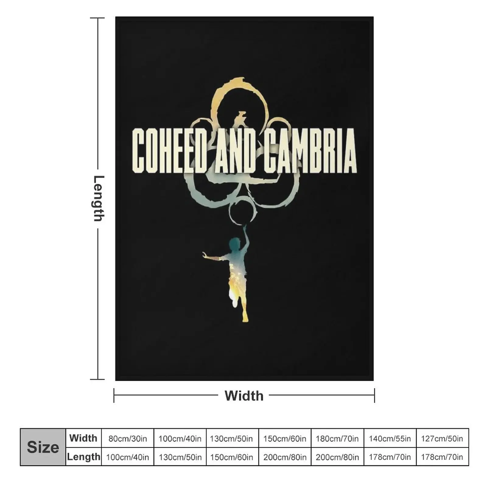 Coheed And Cambria Throw Blanket for sofa Retros Blankets