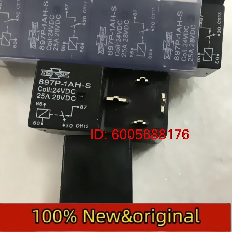 5pcs New Relays 897P-1AH-S 24VDC 25A 28VDC 4 foot relay