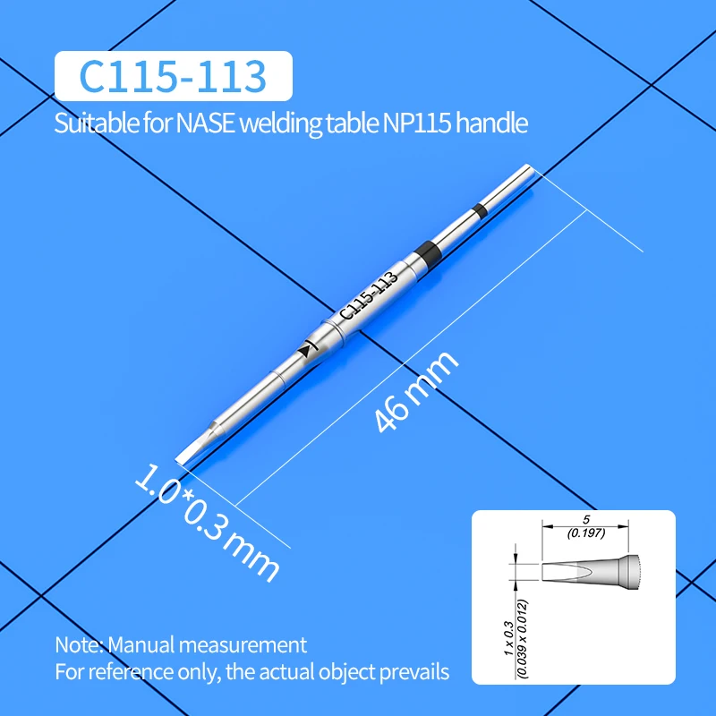 C115 Soldering Iron Tip C115-105/125/117/113/114/112/109/127/101/110/120/107 for JBC Soldering Station Precision Repair SMD PCB image 3
