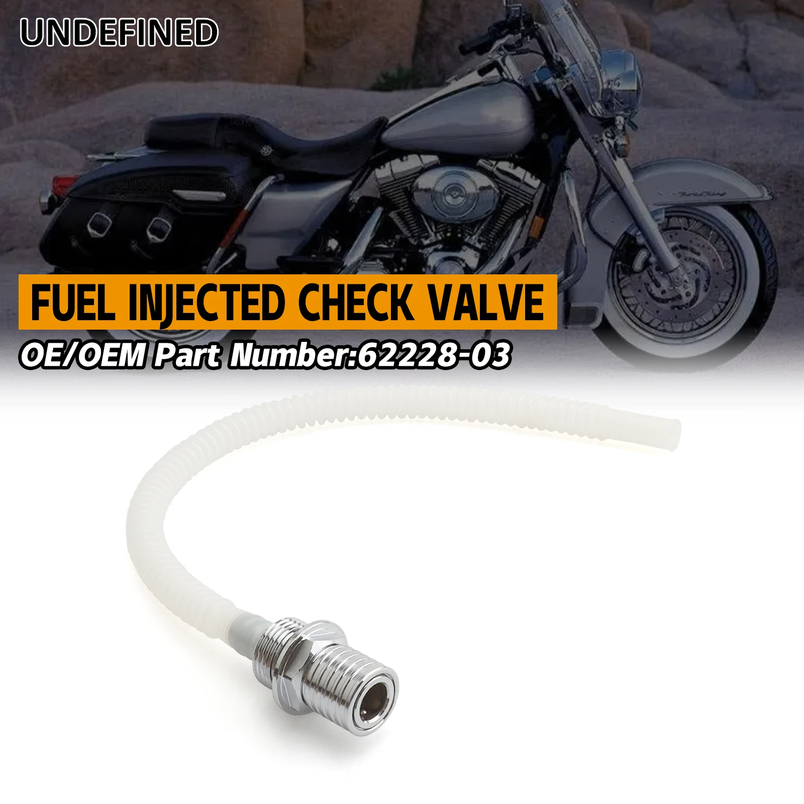 Conjunto de válvula de retenção de combustível para motocicleta 62228-03 para harley touring road king electra road street glide efi flhr flht 2003-2007