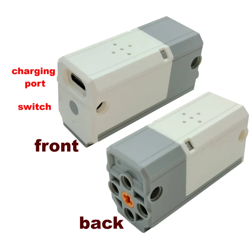 Bloques de construcción Techincal, piezas de función de potencia, Motor eléctrico RC con batería integrada, juguete para regalo de ciencia y educación para niños