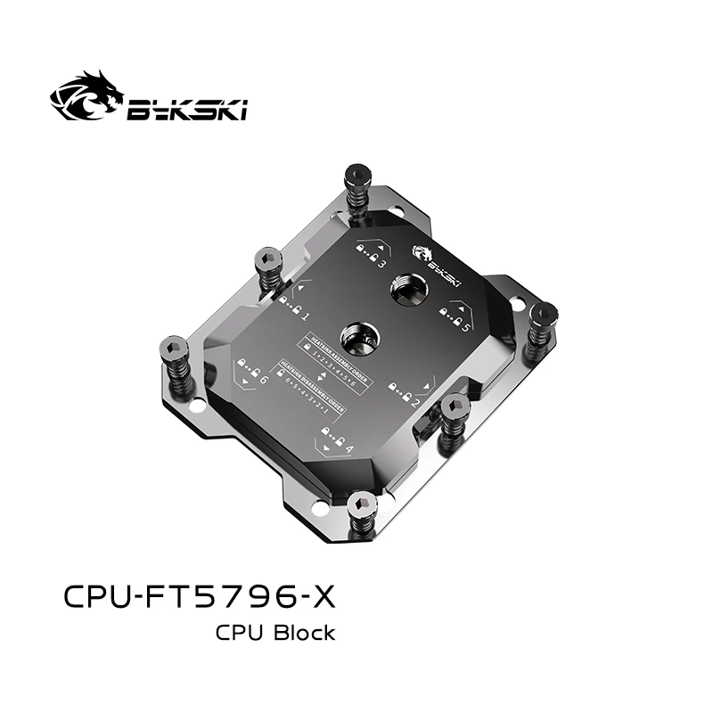 

Bykski CPU block For ARM Feiteng Tengyun S5000C 64 Metal Microwaterway Water Cooling Server Cooler Copper CPU-FT5796-X