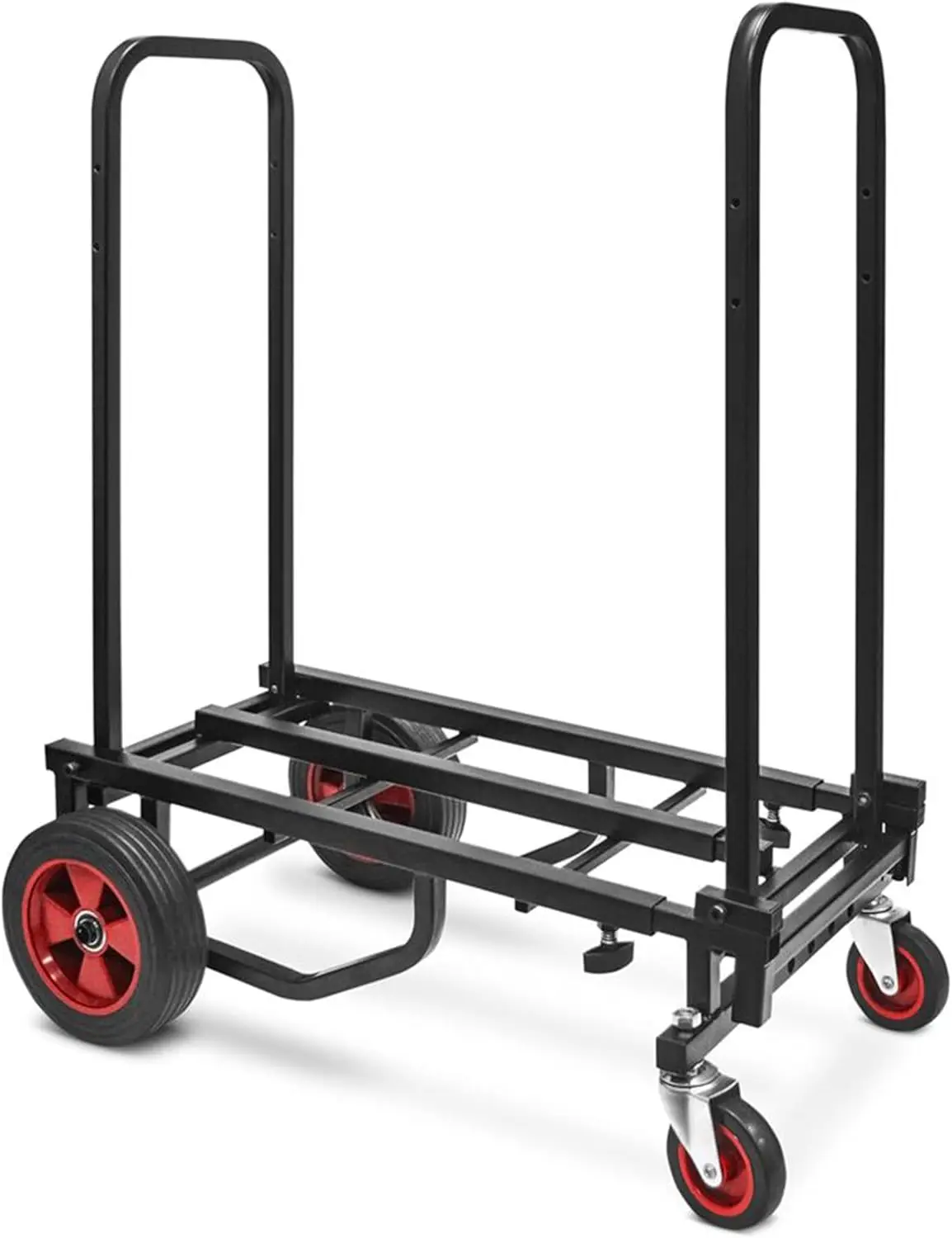 Equipo profesional: carrito compacto 8 en 1 plegable, plegable y liviano, camión de mano/paleta/carrito de plataforma, se extiende hasta 27,52''