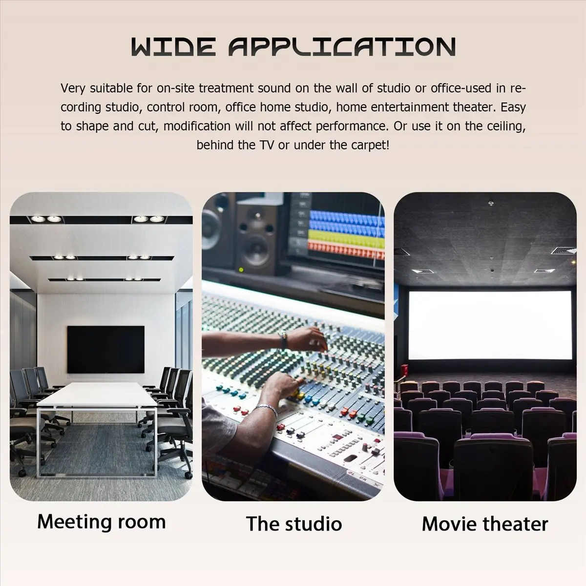 من التعلم - 12 قطعة من الألواح الممتصة للصوت، وسادات عزل الصوت، وعزل الصدى، تستخدم لتزيين الجدران والمعالجة الصوتية #6