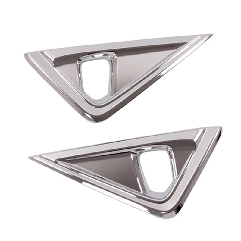 غطاء مصباح أمامي خارجي من الكروم ABS ، مصباح ضباب لتويوتا ألفارد فيلفاير-من ملحقات السيارة