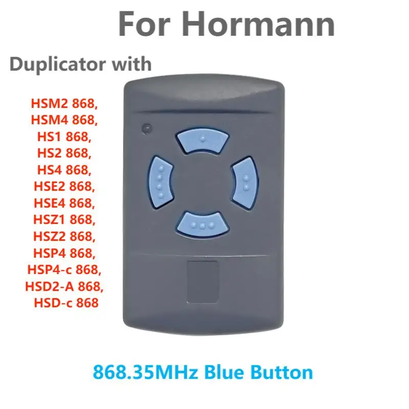 868.3MHz Garage Door Opener, Garage Door Remote Control Compatible with Hörmann HSM4 HSE2 HS1 HS4 HSZ1 HSZ2 Handheld Transmitter