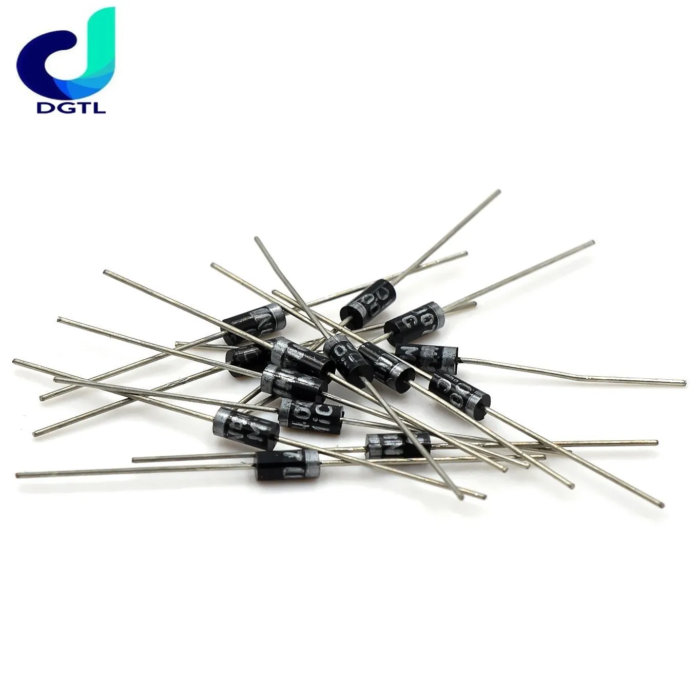 

1000pcs 1N4007 high-power rectifier diode IN4007 1A/1200V in-line DO-41