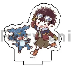 Anime Digimon Adventure Mini Action Figure Doll Wormmon Hawkmon Armadimon Tailmon Acrylic Stand Model Cosplay Toy for Gift
