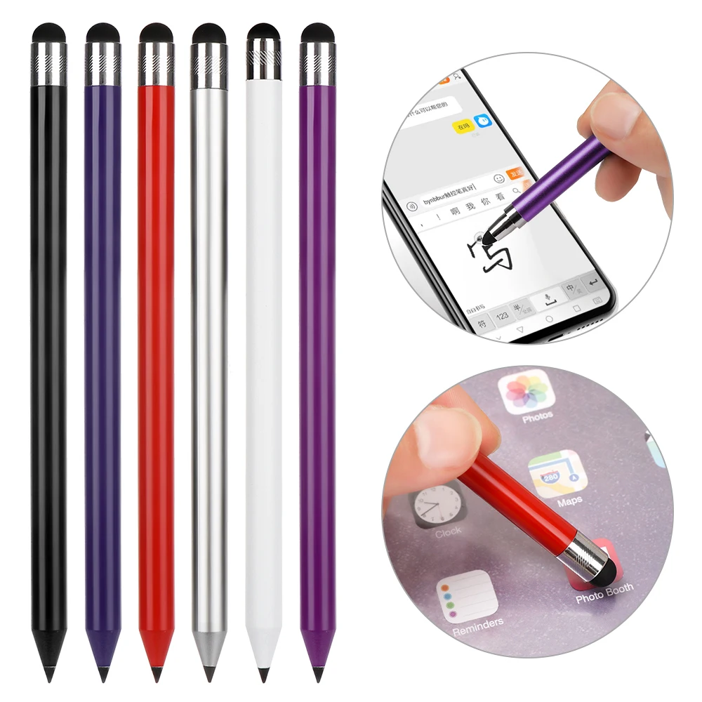 Hot Sale High Precision 2 in 1 Capacitive Pen Touch Screen Stylus Pencil for Tablet iPad Cell Phone Samsung PC