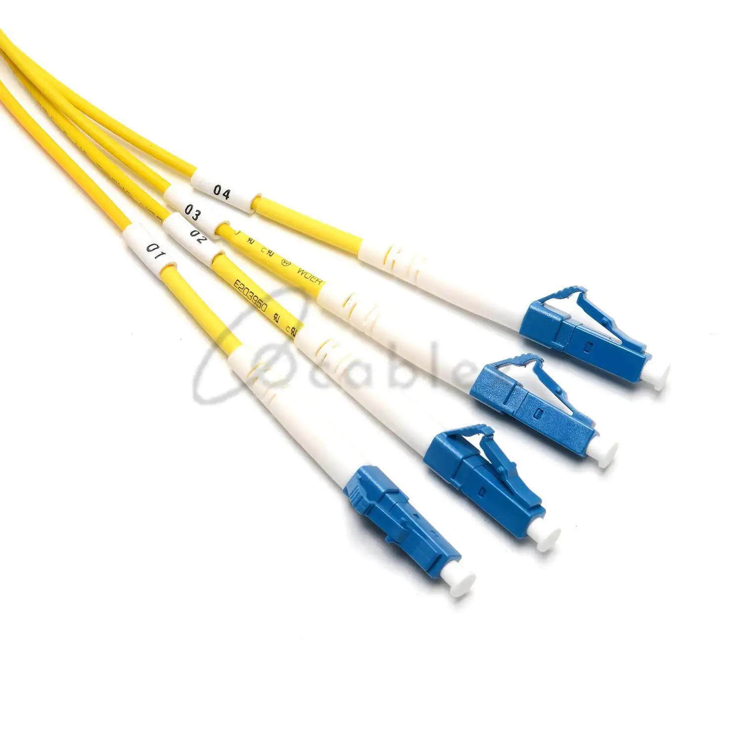 4 النوى SM مدرعة LC UPC-SC UPC 2.0 مللي متر مدرعة بانش ضفيرة التصحيح الحبل البلوز كابل واحد وضع البصرية ل شبكة ضفيرة #5