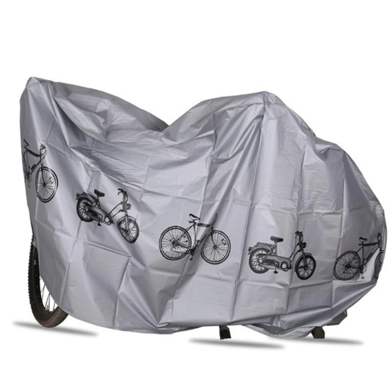 Waterproof Bike Covers Polyester Protects Against Sun Rain Dust Grey Black 180g 200x100CM Electric Vehicles Bikes Parts