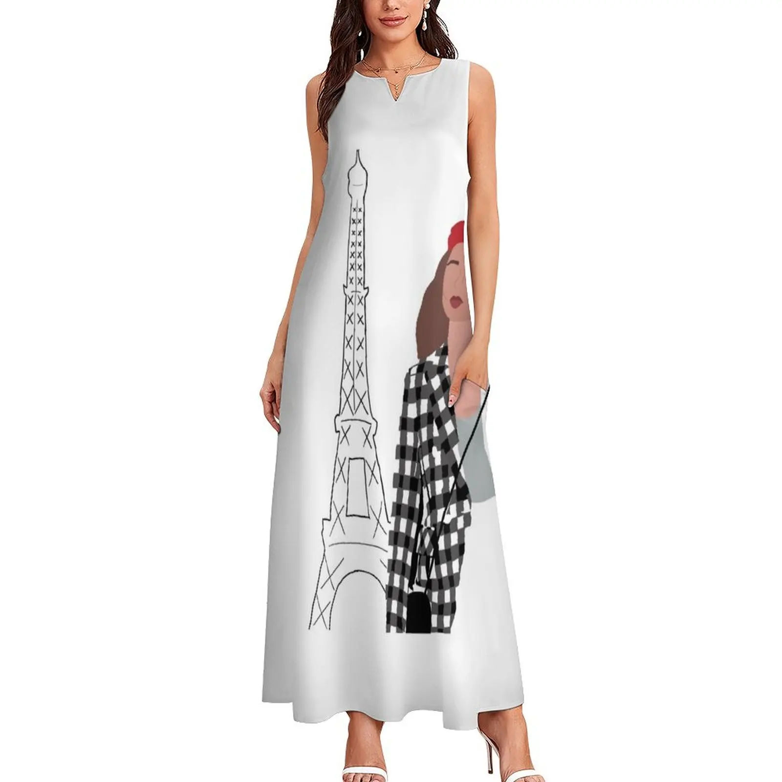 Paris Long Dress summer dresses for women 2025 Woman clothes womens dress Dress