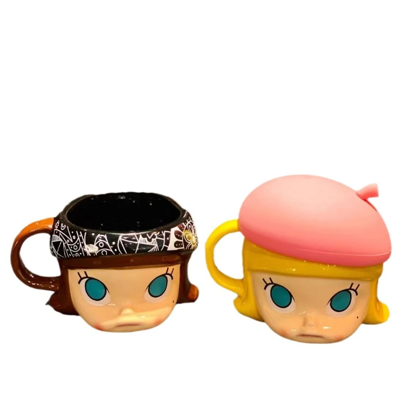 

Cute Molly Painter Water Cup Personalized Creative Trendy Coffee Cup Cartoon