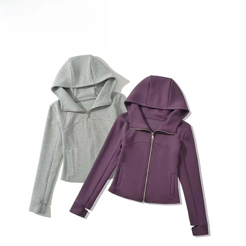 

ZAB осенняя новая женская повседневная верхняя одежда Faion Spor, воздушный дизайн, универсальное полиэфирное волокно с капюшоном, несъемное