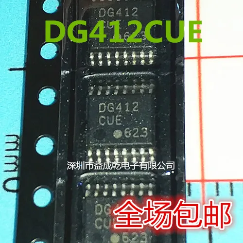Free shipping   DG412CUE DG412 TSSOP-16 ,, SPST      10PCS